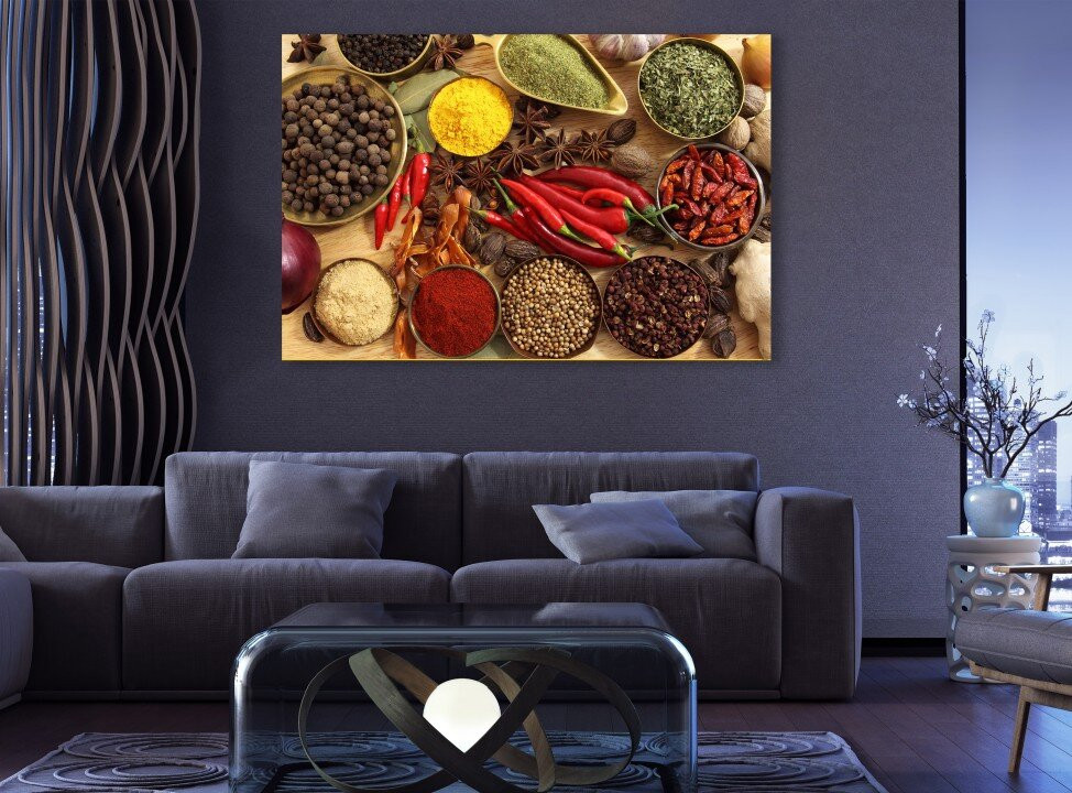 Spices Seasonings Pepper Kitchen Mexican Cuisine Canvas Prints