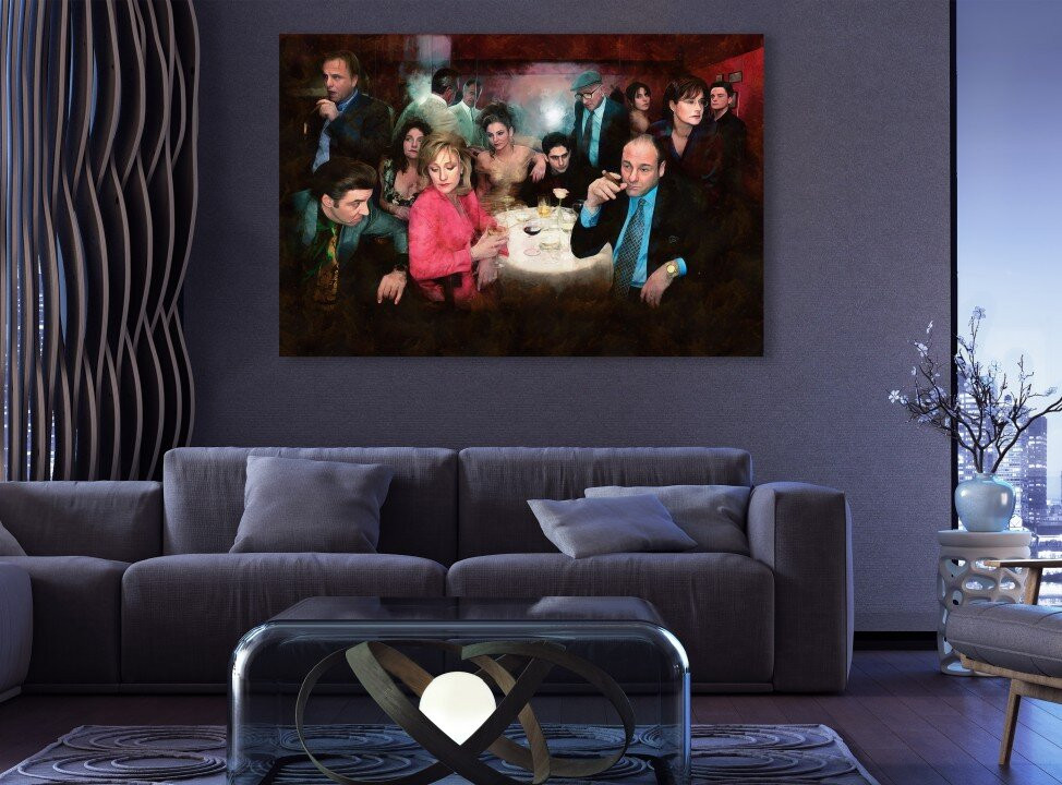 Gangster Movie Crime Drama Canvas Prints Wall Art