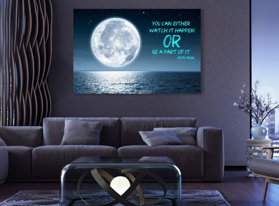 You Can Either Quote Business King Canvas Print Wall Art
