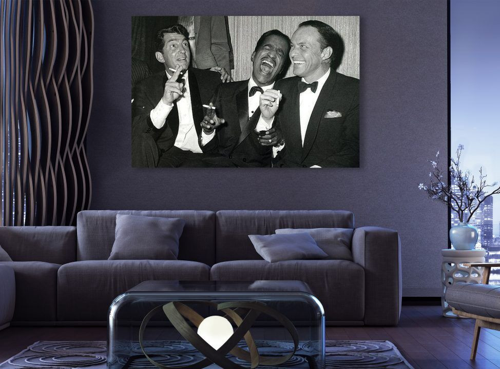 Rat Pack Big Night Music Rock Pop Canvas Prints