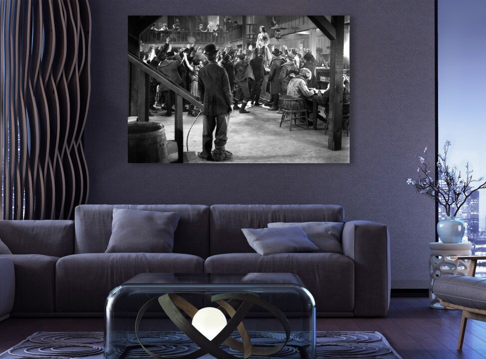 Gold Rush Old Movie Loneliness Canvas Prints Wall Art