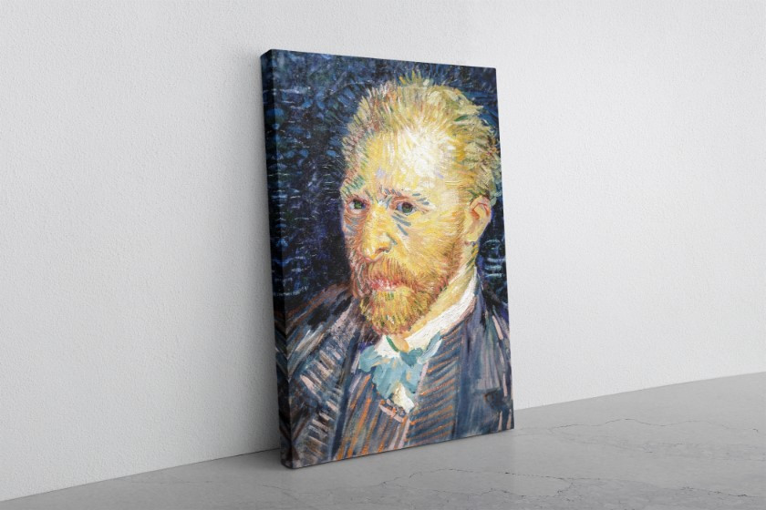 Self Portrait 1887 Reproduction Color Canvas Print Wall Art