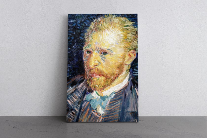 Self Portrait 1887 Reproduction Color Canvas Print Wall Art