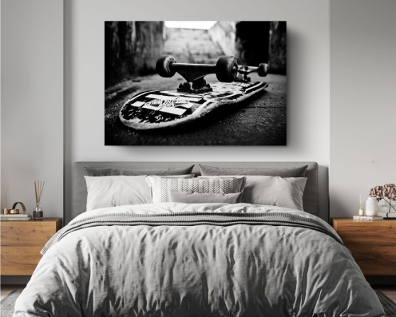 Skater Canvas Skateboard Canvas Print Wall Art Home Decoration