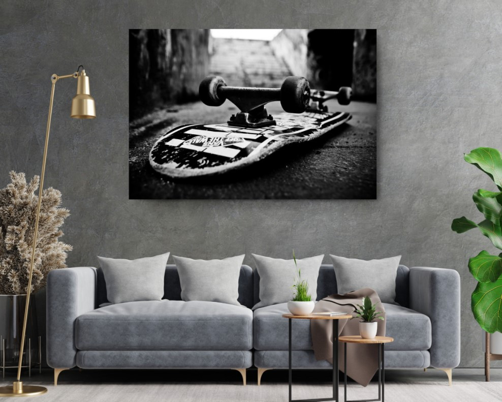 Skater Canvas Skateboard Canvas Print Wall Art Home Decoration