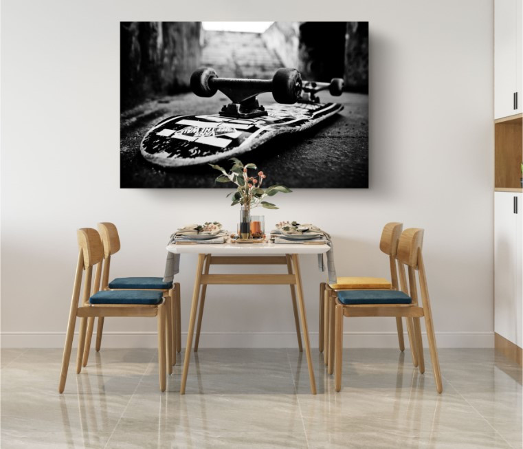 Skater Canvas Skateboard Canvas Print Wall Art Home Decoration
