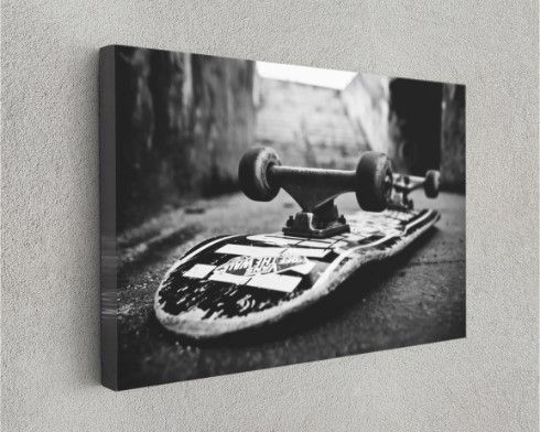 Skater Canvas Skateboard Canvas Print Wall Art Home Decoration
