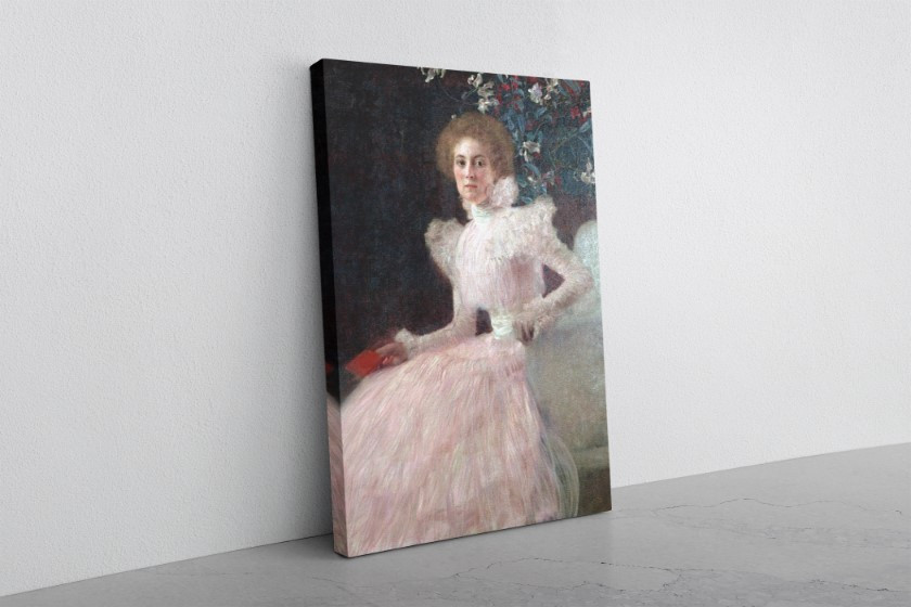Sonja Knips 1898 Reproduction Canvas Print Wall Art Gustav Klimt