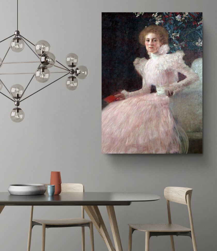 Sonja Knips 1898 Reproduction Canvas Print Wall Art Gustav Klimt