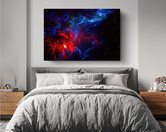 Space Galaxy Nebula Art Canvas Print Wall Art Home Decoration