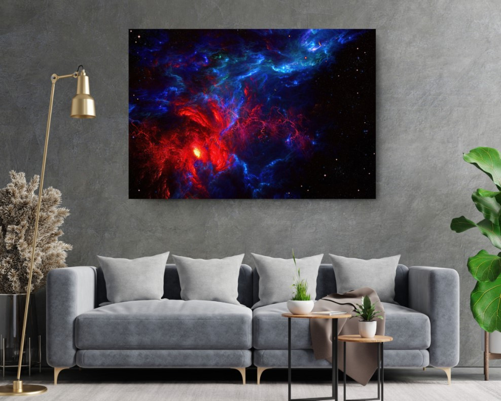 Space Galaxy Nebula Art Canvas Print Wall Art Home Decoration