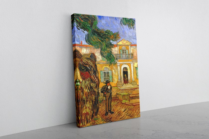 Saint Paul Asylum Saint Rémy Canvas Print Wall Art