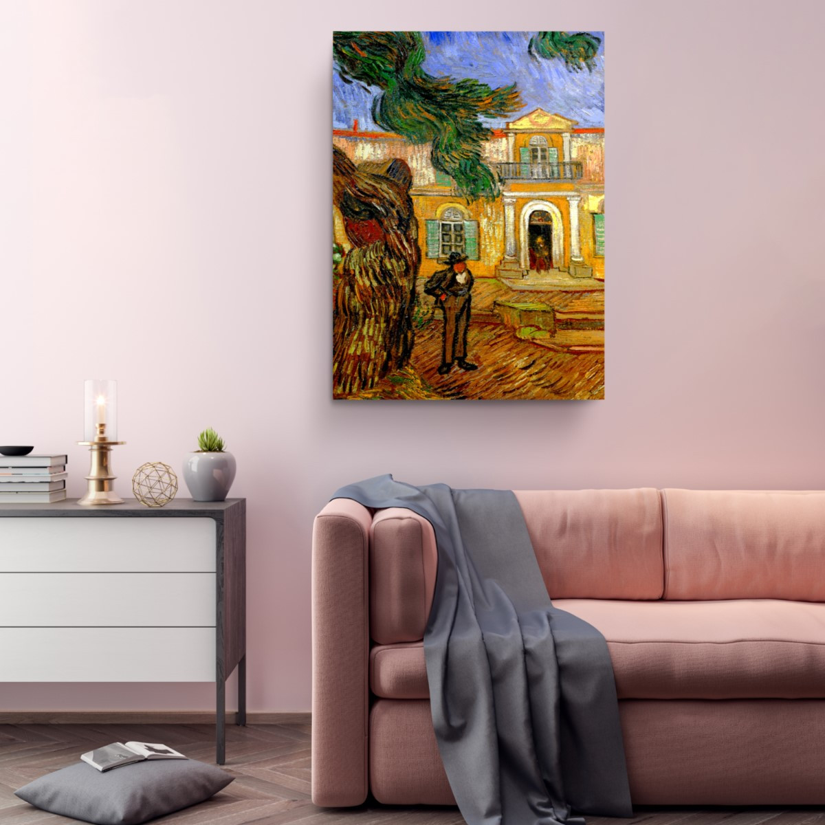 Saint Paul Asylum Saint Rémy Canvas Print Wall Art