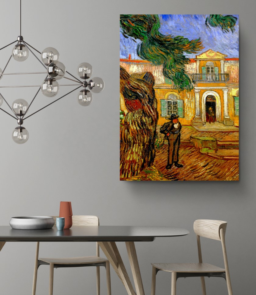 Saint Paul Asylum Saint Rémy Canvas Print Wall Art