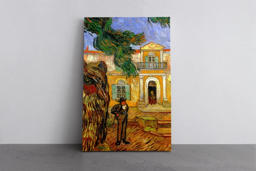 Saint Paul Asylum Saint Rémy Canvas Print Wall Art