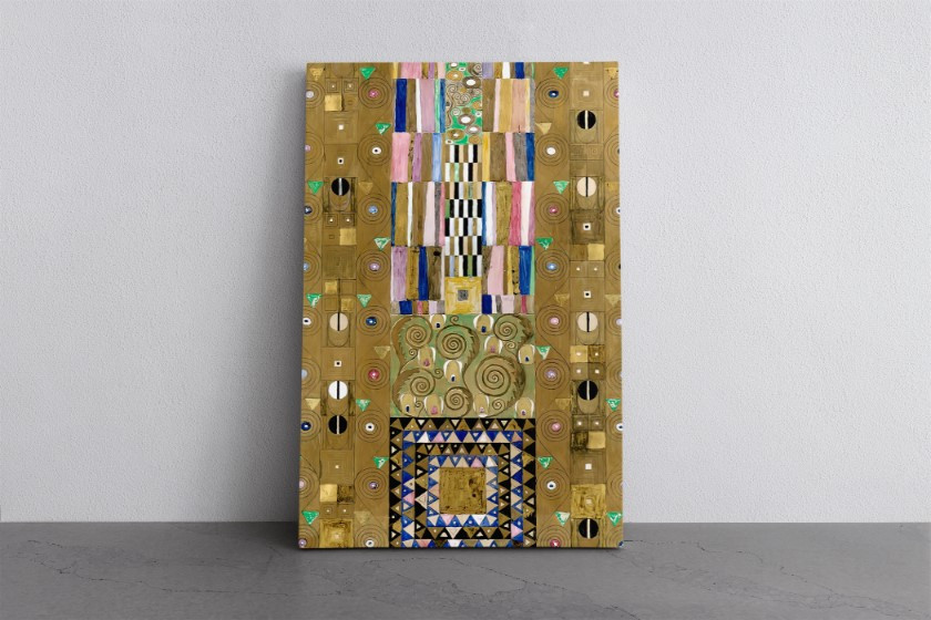 Stoclet Frieze Reproduction Canvas Print Wall Art Gustav Klimt