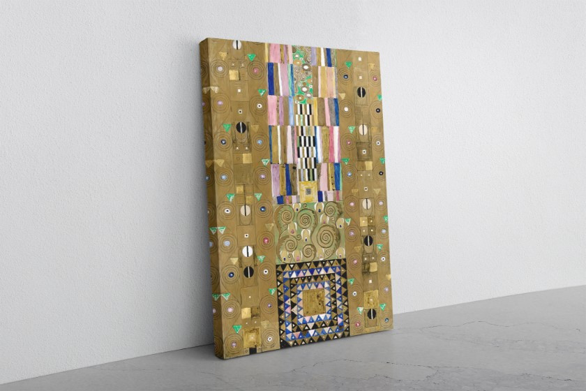 Stoclet Frieze Reproduction Canvas Print Wall Art Gustav Klimt
