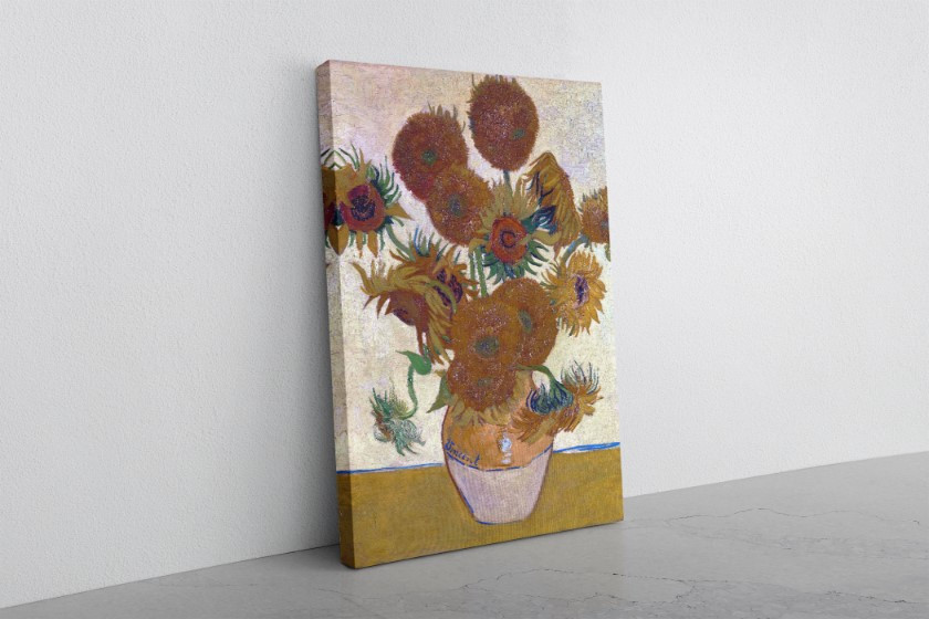 Sunflowers 1888 Reproduction Canvas Print Wall Art