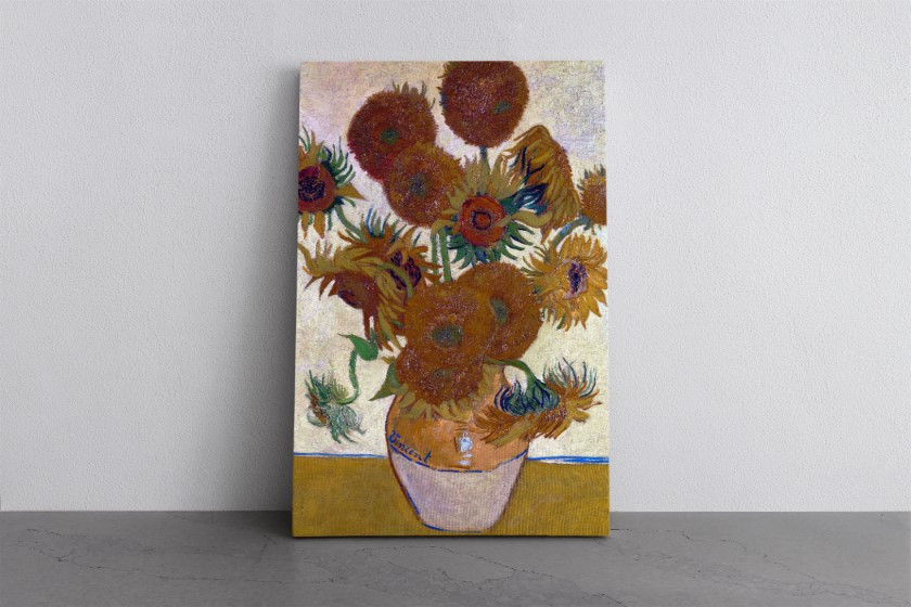 Sunflowers 1888 Reproduction Canvas Print Wall Art