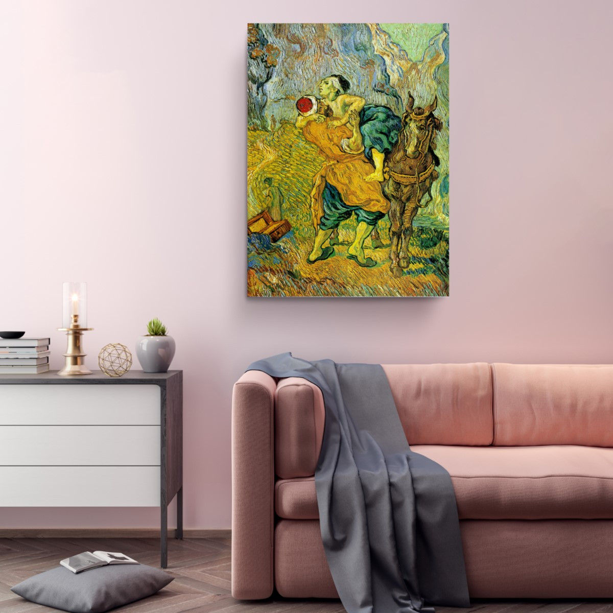The Good Samarita Reproduction Canvas Print Wall Art