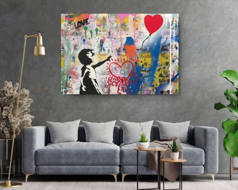 There is Always Hope Balloon Banksy Graffiti Canvas Wall Art