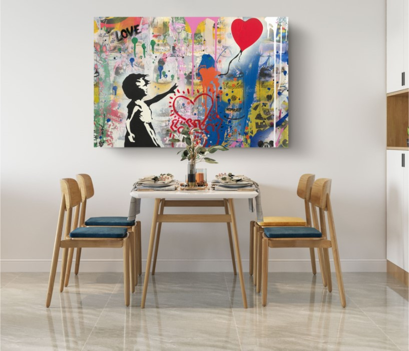 There is Always Hope Balloon Banksy Graffiti Canvas Wall Art