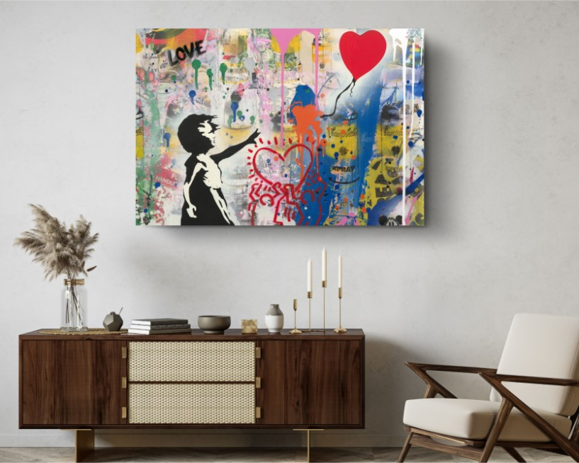 There is Always Hope Balloon Banksy Graffiti Canvas Wall Art
