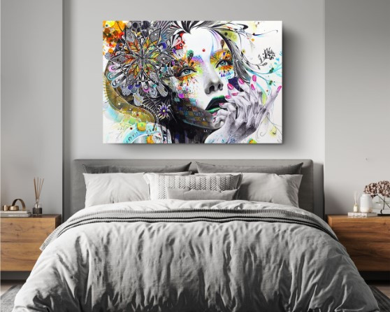 Urban Princess Banksy Graffiti Canvas Wall Art Painting Art Canvas Wall