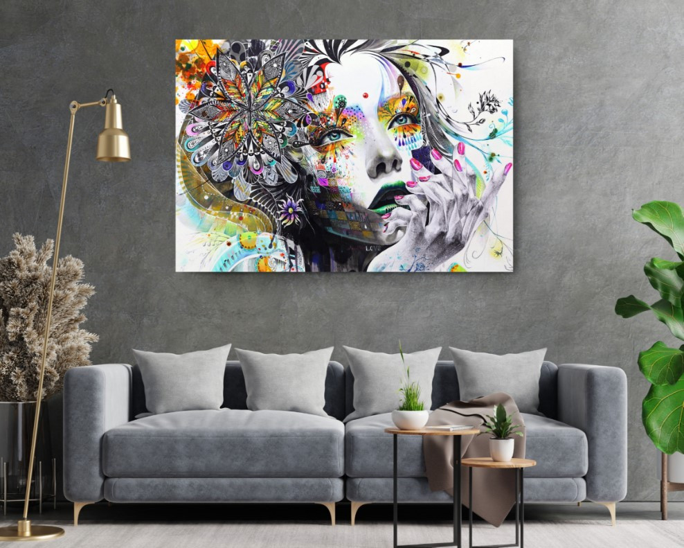 Urban Princess Banksy Graffiti Canvas Wall Art Painting Art Canvas Wall