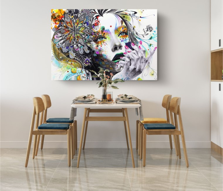 Urban Princess Banksy Graffiti Canvas Wall Art Painting Art Canvas Wall