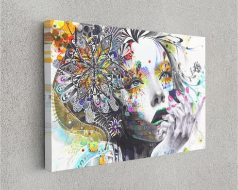 Urban Princess Banksy Graffiti Canvas Wall Art Painting Art Canvas Wall