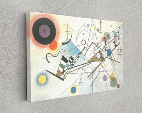 Composition VII Reproduction Wassily Kandinsky Canvas Print Wall Art