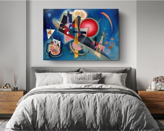 Wassily Kandinsky IN BLUE Estate Reproduction Canvas Print Wall Art