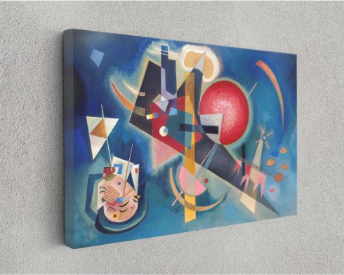 Wassily Kandinsky IN BLUE Estate Reproduction Canvas Print Wall Art