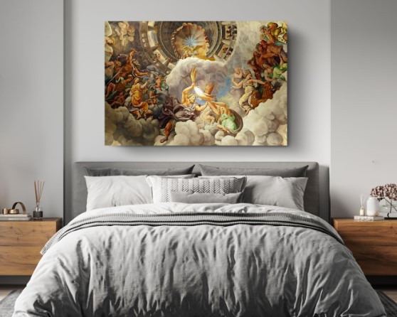 Zeus And Hera Greek Mythology Canvas Print Wall Art