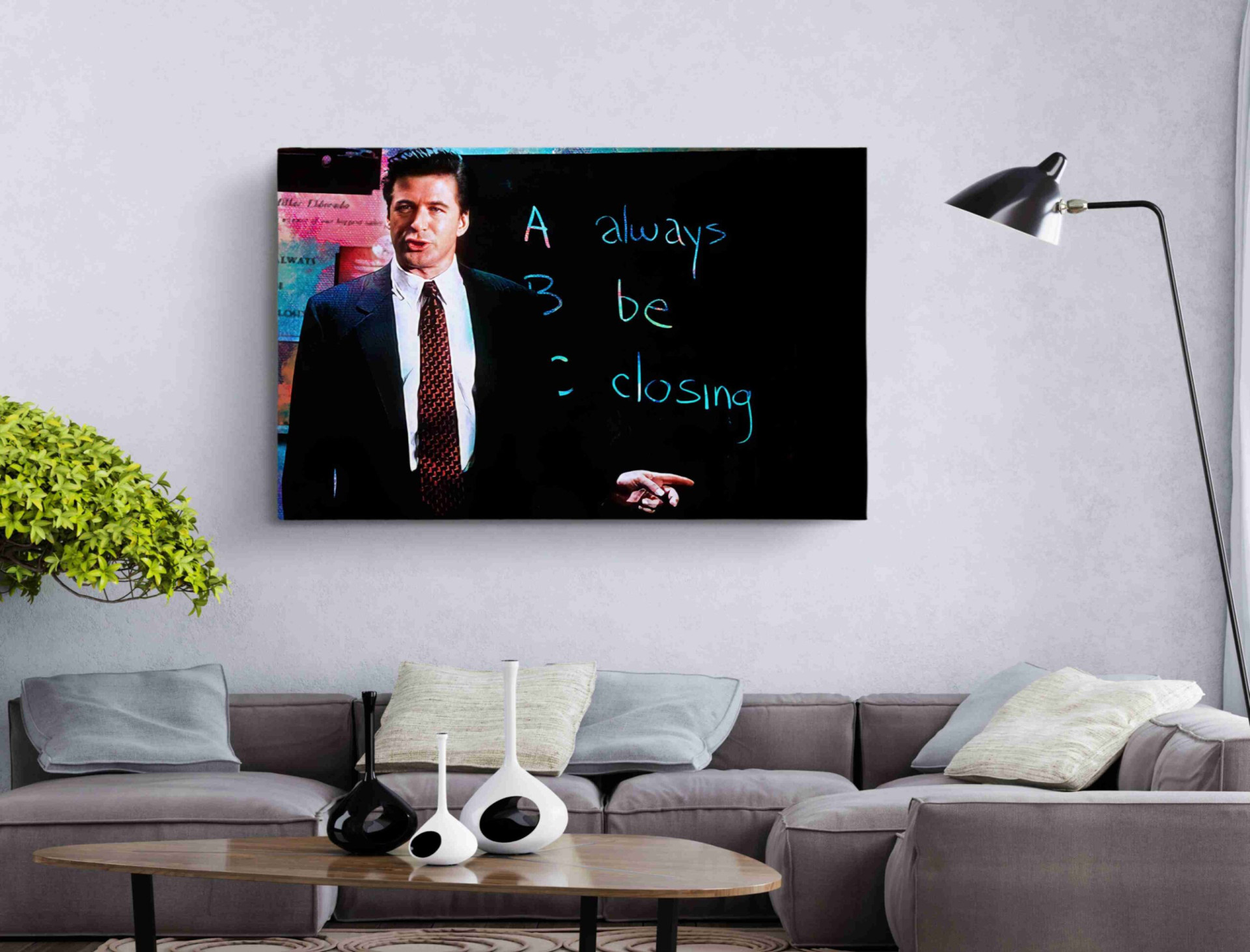 Always Be Closing Style ABC Movie Canvas Print Wall Art