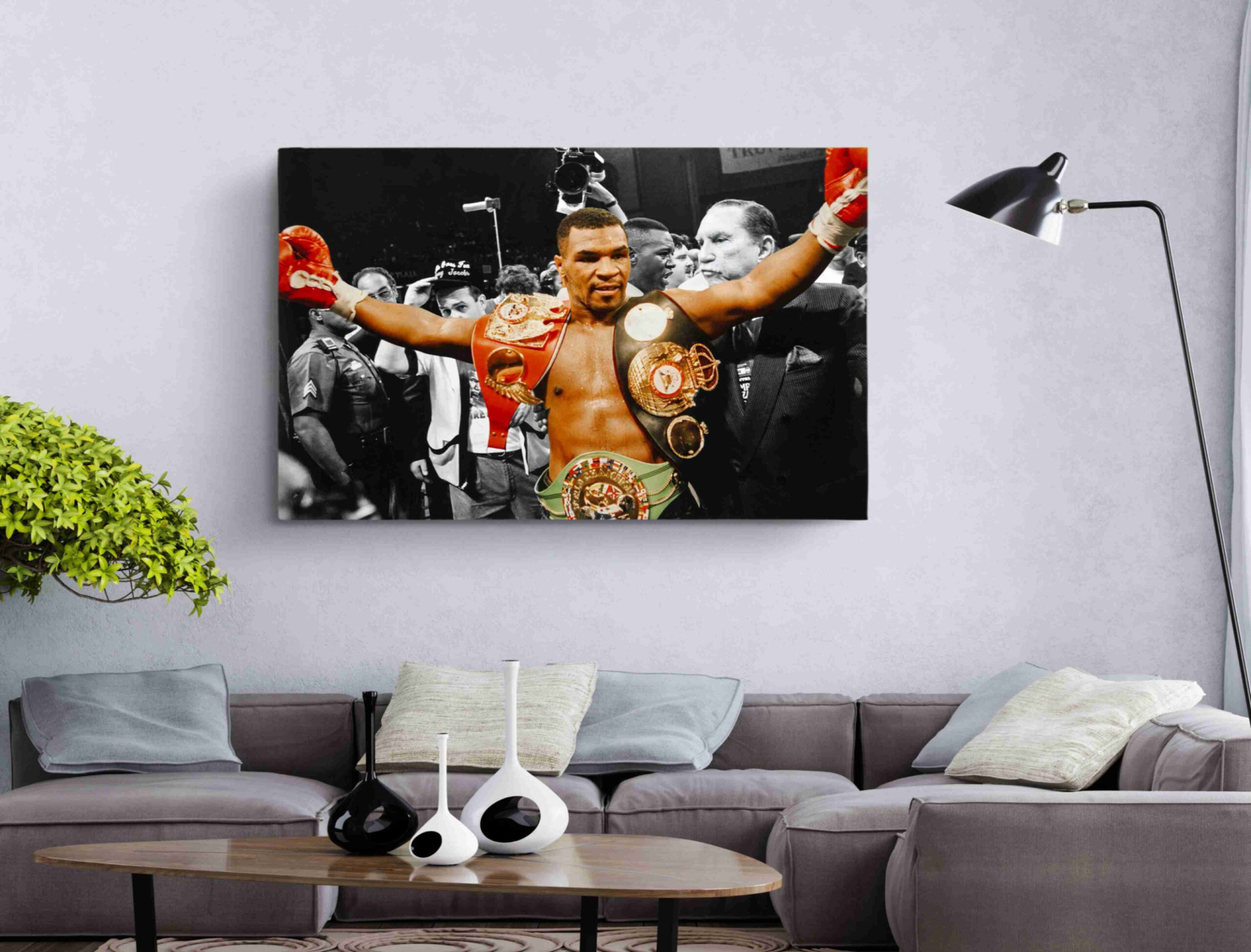 Legend Boxer Last Knock Out Canvas Print Wall Art