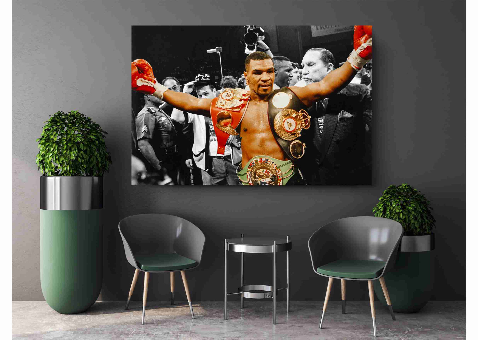 Legend Boxer Last Knock Out Canvas Print Wall Art