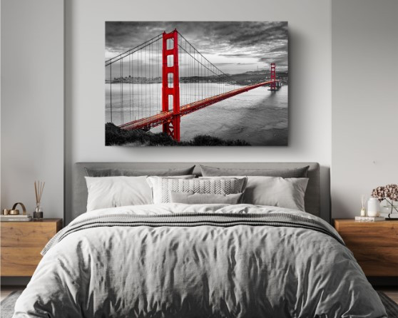 Golden Gate Bridge San Francisco Canvas Print City Wall Art