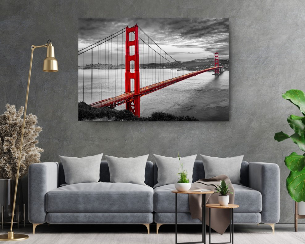 Golden Gate Bridge San Francisco Canvas Print City Wall Art