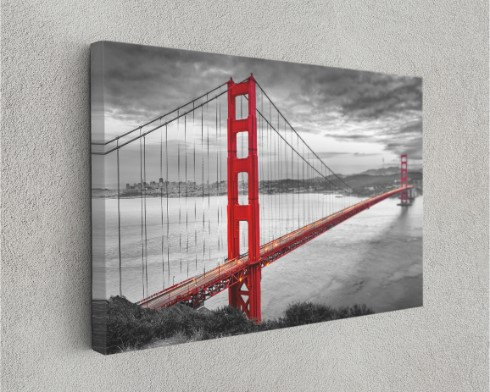 Golden Gate Bridge San Francisco Canvas Print City Wall Art