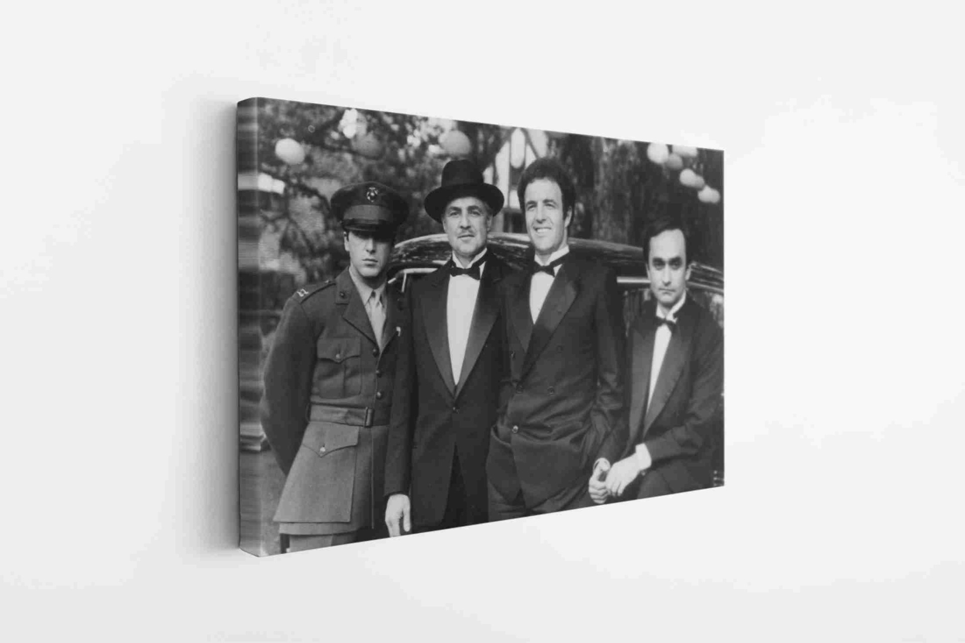 Italian Mafia Whole Family Canvas Print Wall Art