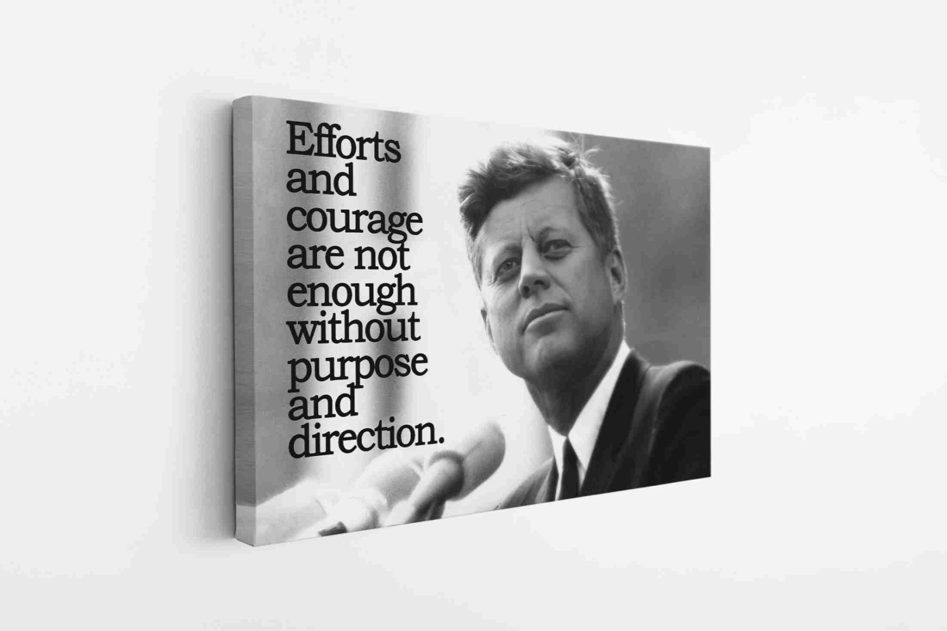Kennedy President Quote Canvas Print Wall Art