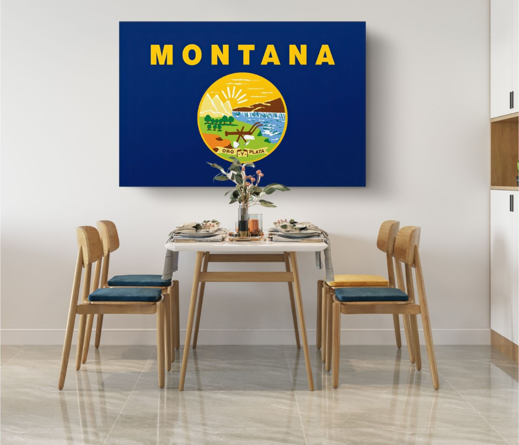 Nebraska State Flag USA Flags Edition Canvas Wall Art Home Decoration