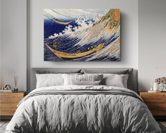 The Great Wave Canvas Print Canvas Ocean Reproduction Wall Art Home Decoration