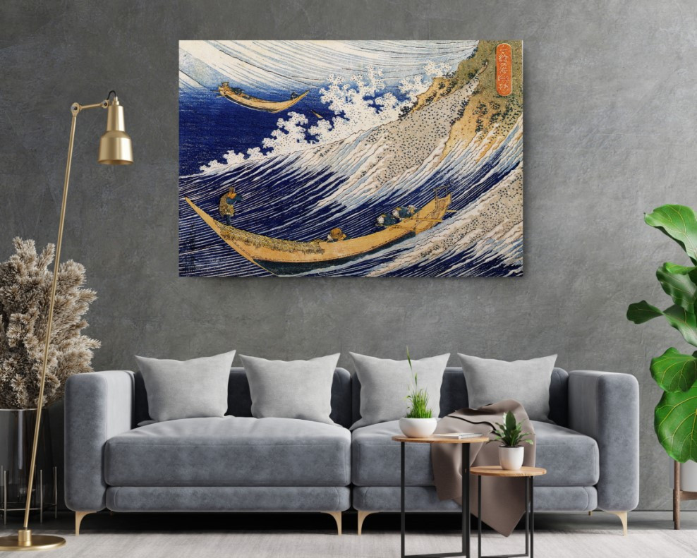The Great Wave Canvas Print Canvas Ocean Reproduction Wall Art Home Decoration