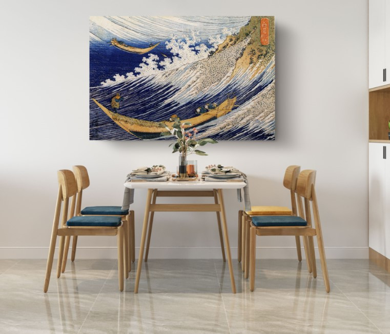 The Great Wave Canvas Print Canvas Ocean Reproduction Wall Art Home Decoration