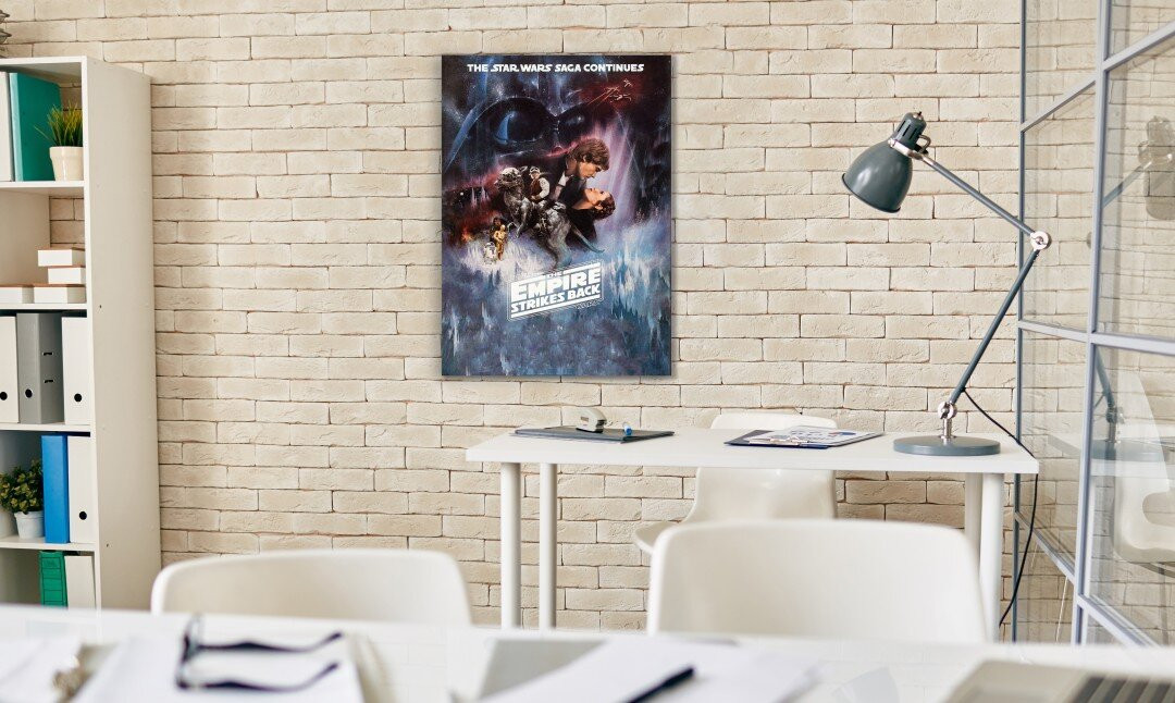 Galaxy Wars  Strikes Back Space  Movie Canvas Print Wall Art