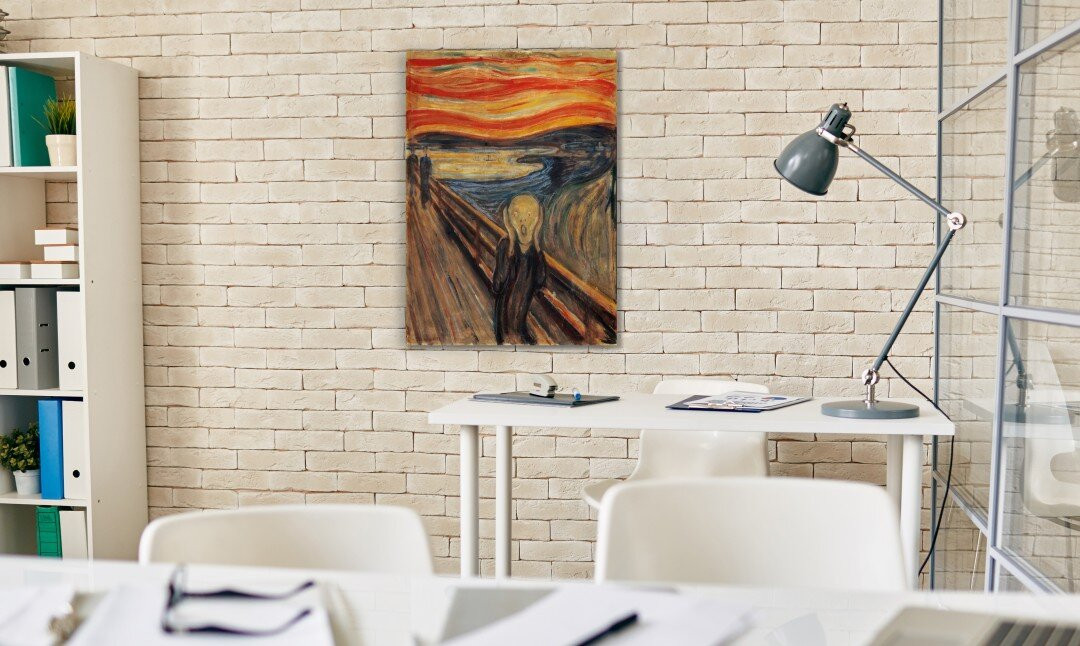 The Scream Edvard Munch Reproduction Canvas Prints Wall Art