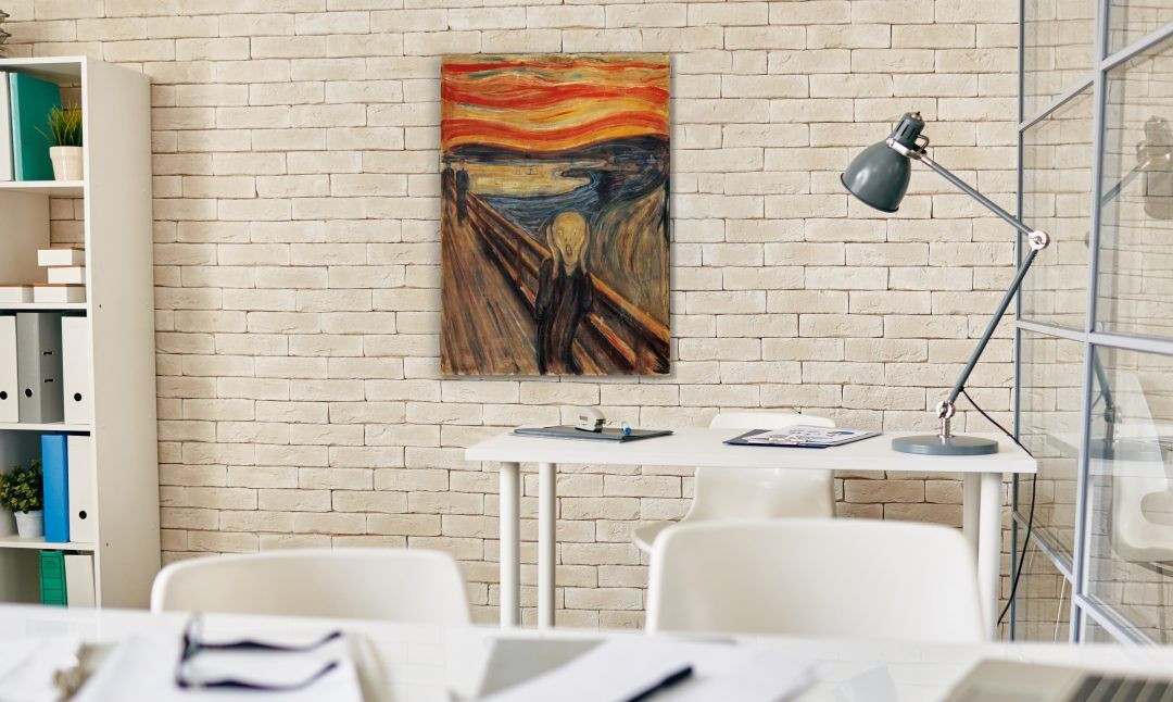The Scream 1893 Reproduction Edvard Munch Art Canvas Print Wall Art